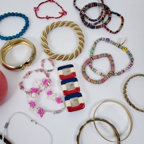 Bundle of Bangles Bracelets jewelry jewellery anklet anklets - Picture 4 of 11